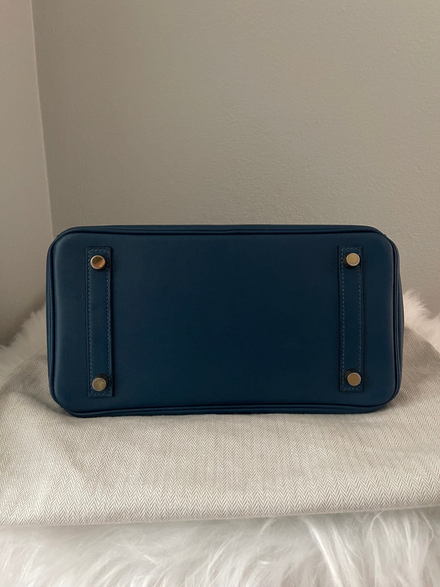 Hermes Birkin 25 Deep Bleu Swift GHW
