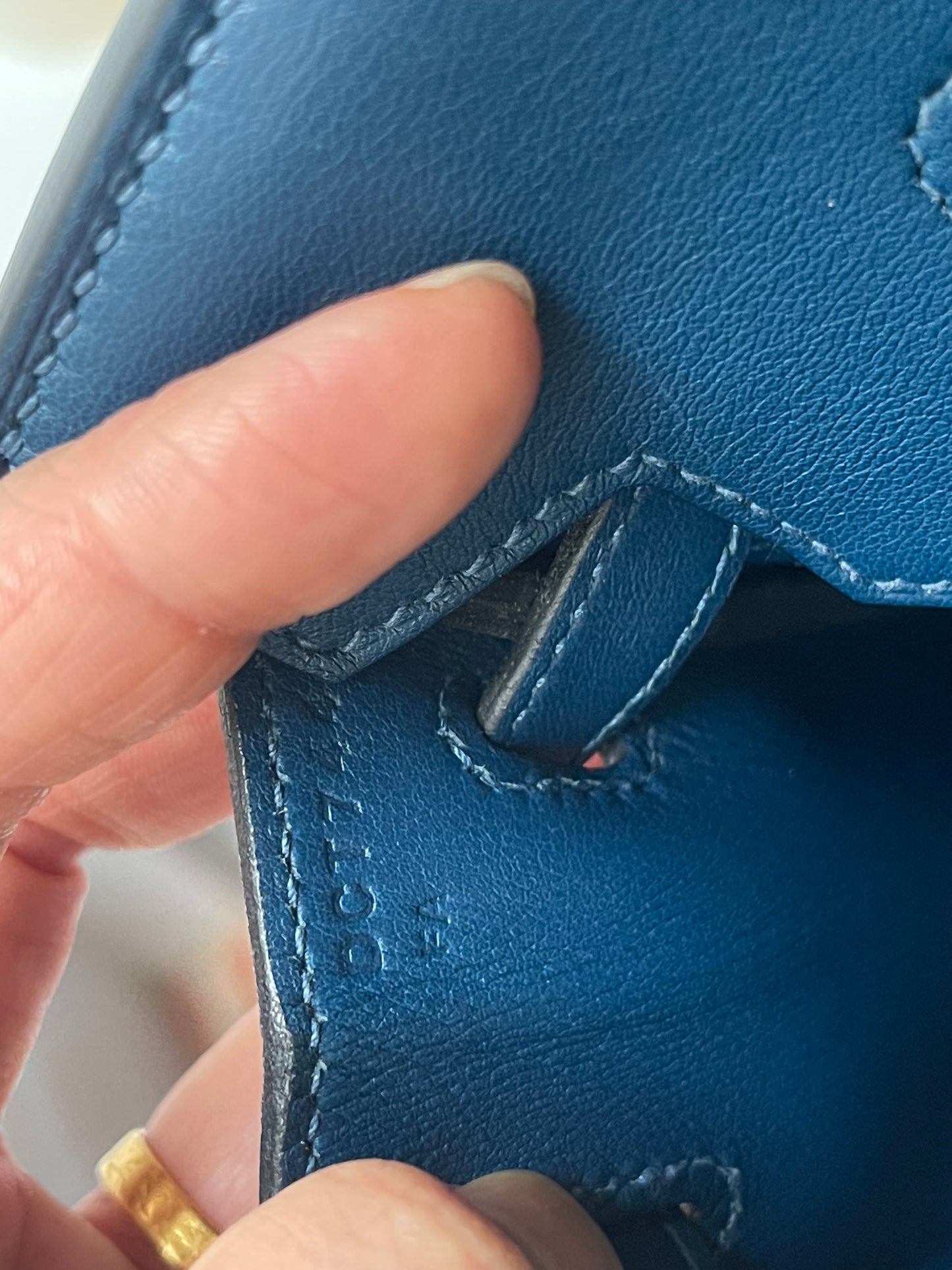 Hermes Birkin 25 Deep Bleu Swift GHW