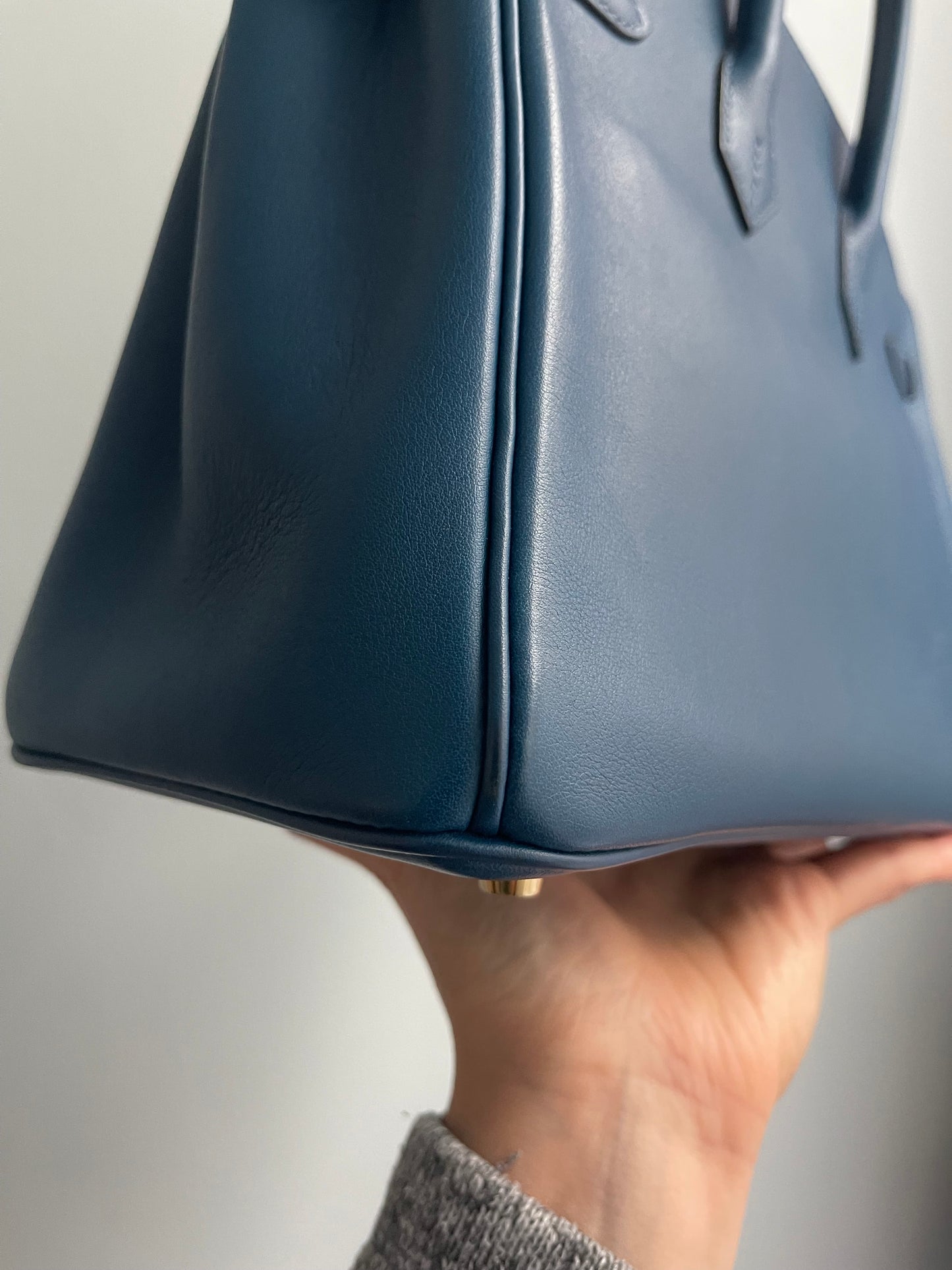Hermes Birkin 25 Deep Bleu Swift GHW