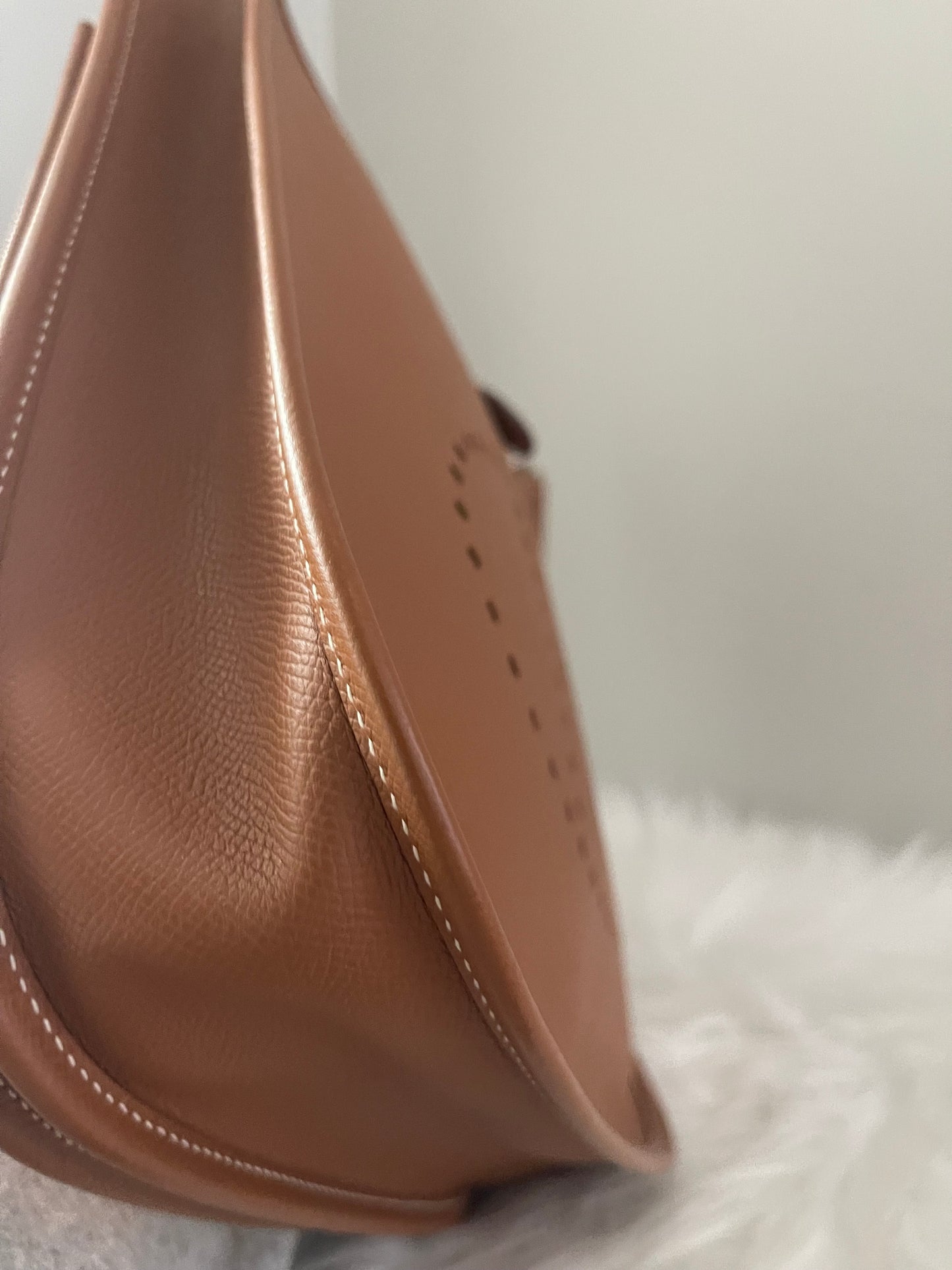 Hermes Evelyne PM Gen 3 Natural Epsom Crossbody