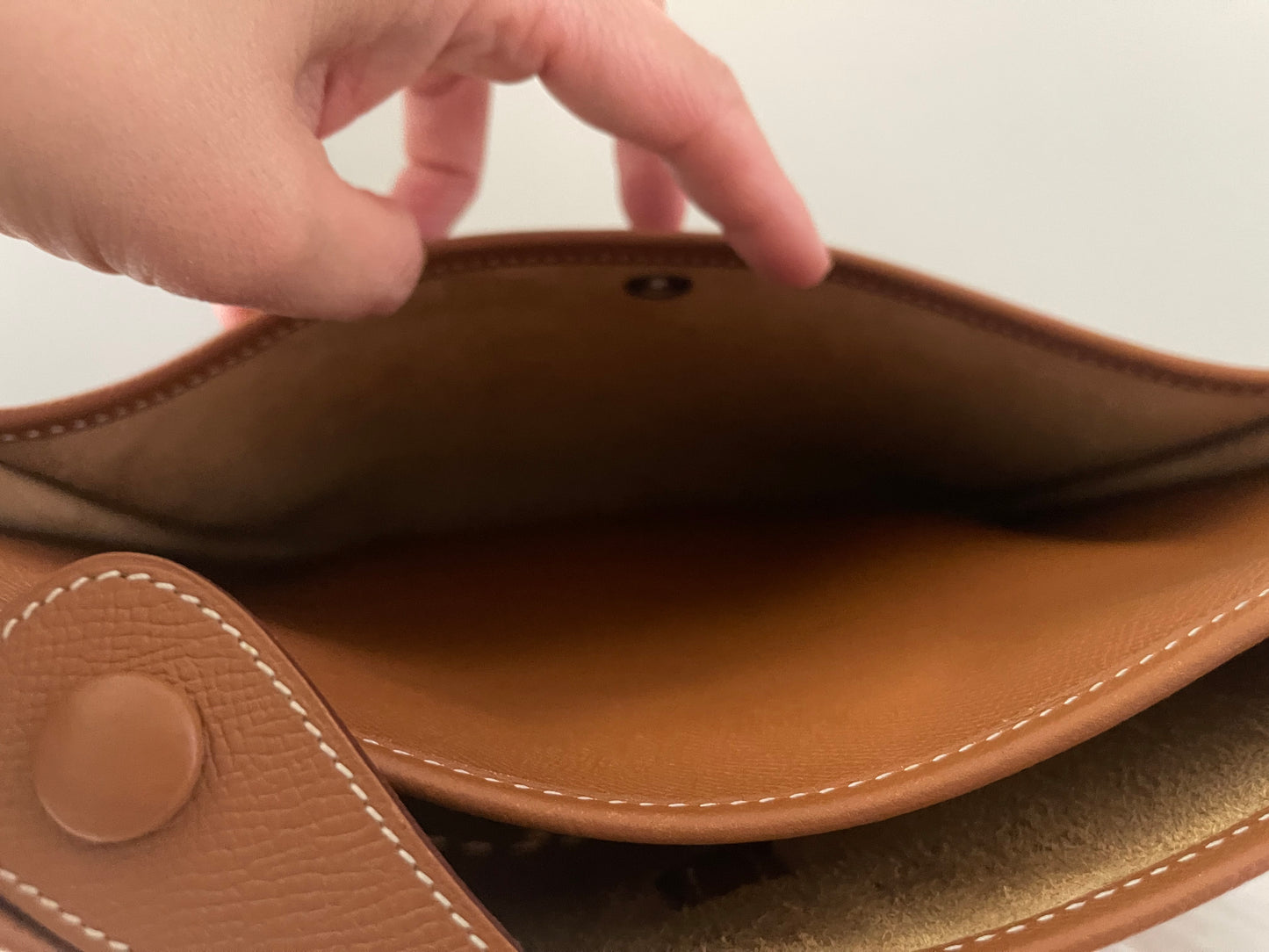 Hermes Evelyne PM Gen 3 Natural Epsom Crossbody