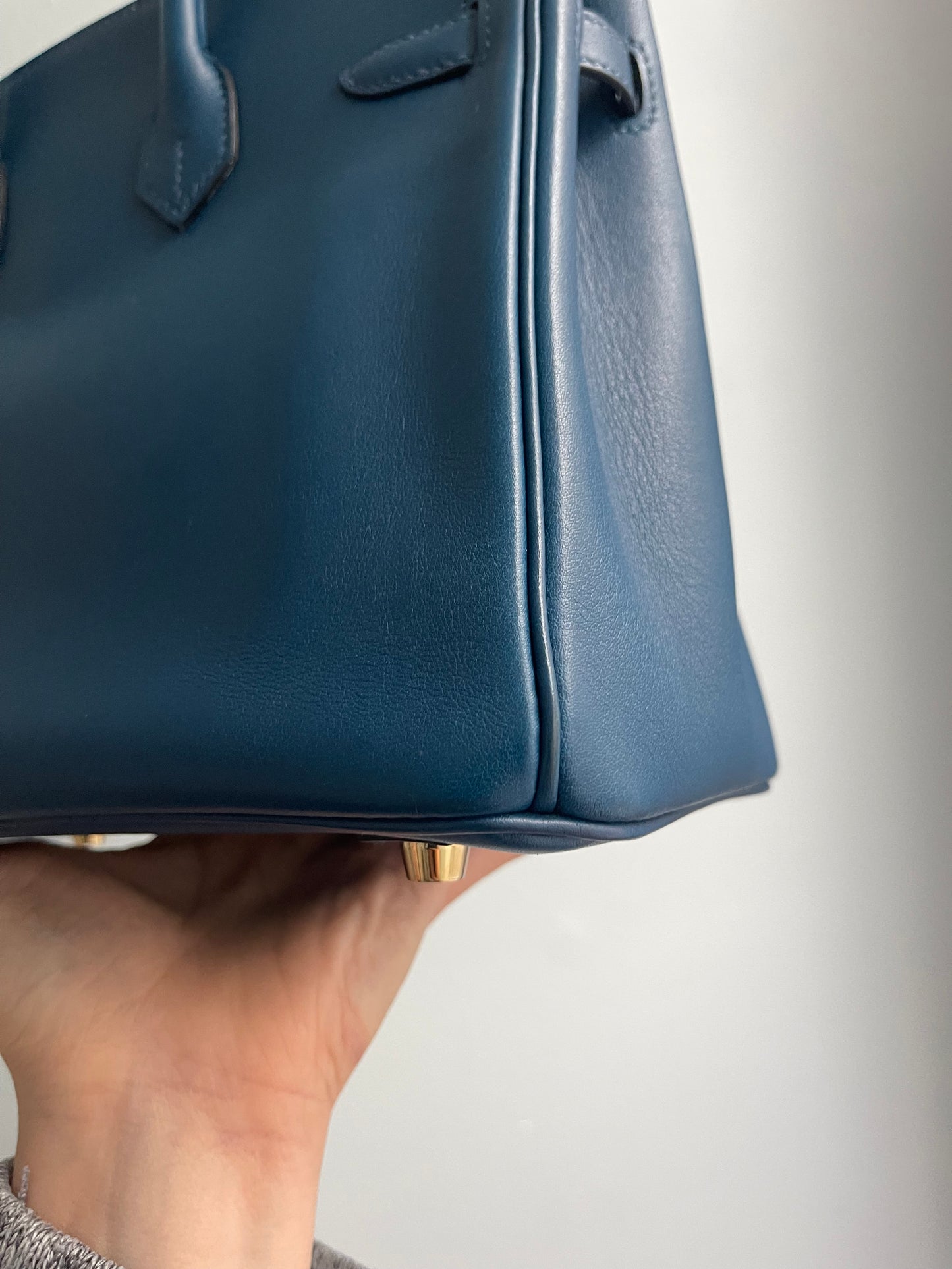 Hermes Birkin 25 Deep Bleu Swift GHW