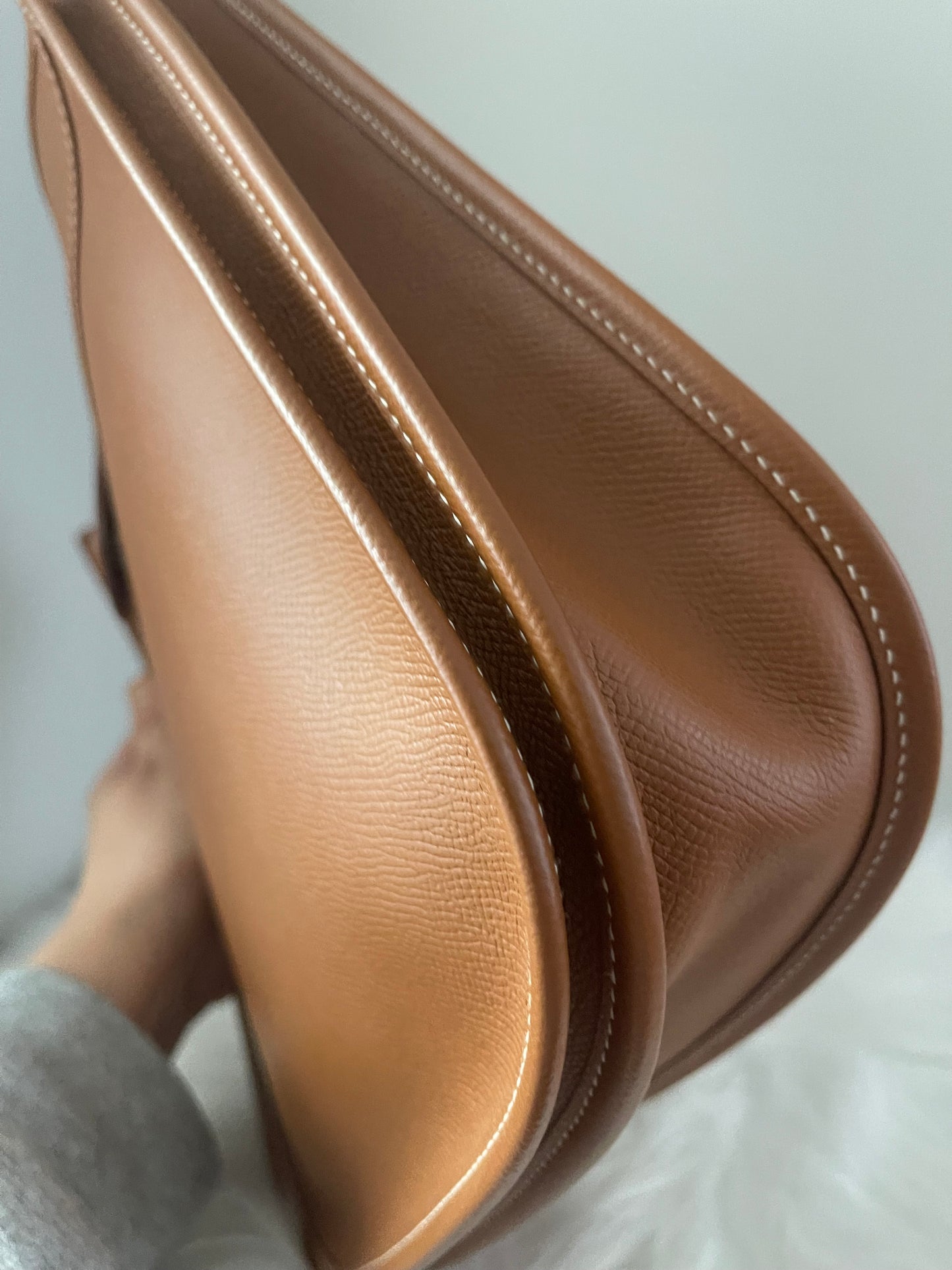 Hermes Evelyne PM Gen 3 Natural Epsom Crossbody