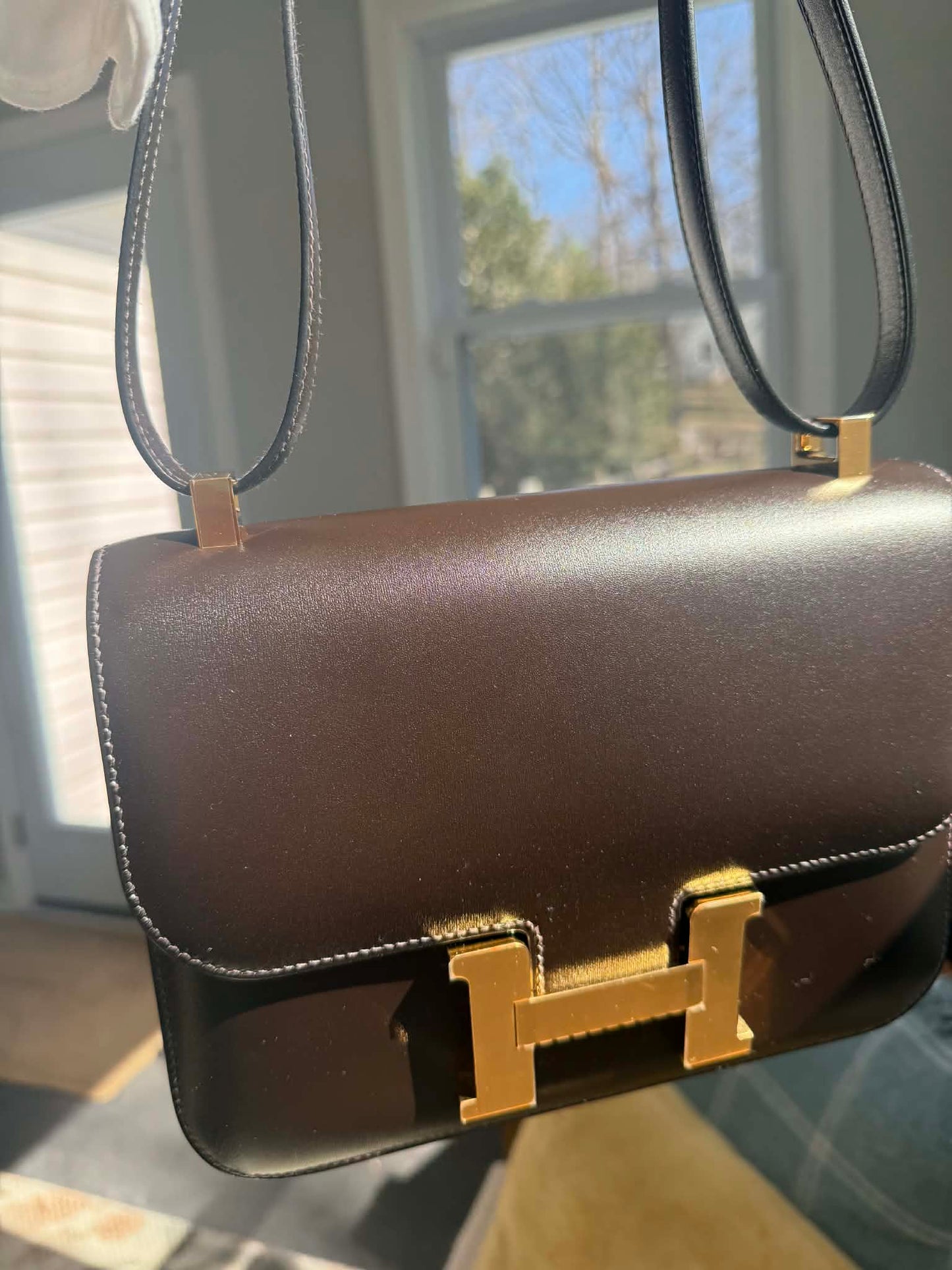 Constance 24 Chocolate Box Leather GHW