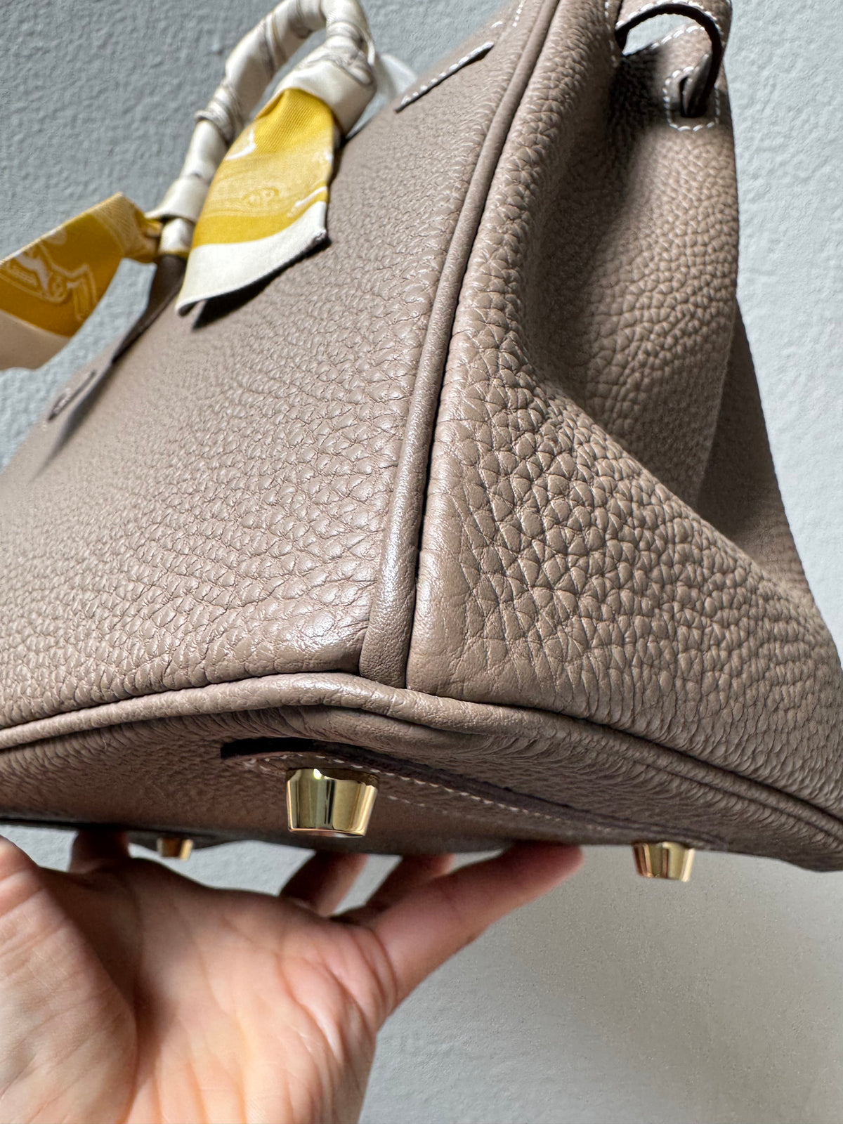 Hermes Birkin 25 Etoupe Togo in GHW 