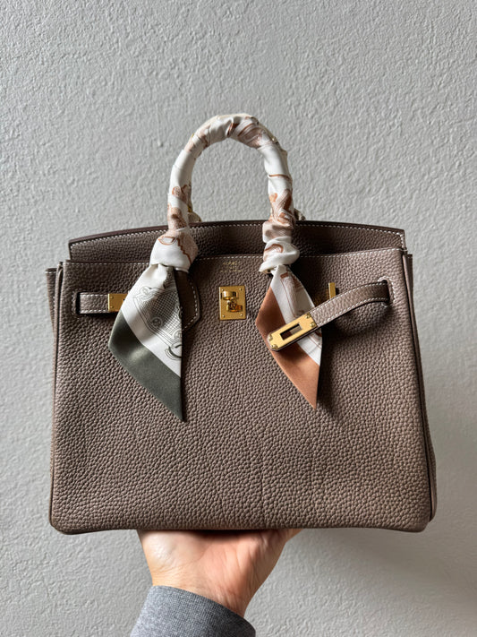 Hermes Birkin 25 Etoupe Togo in GHW 