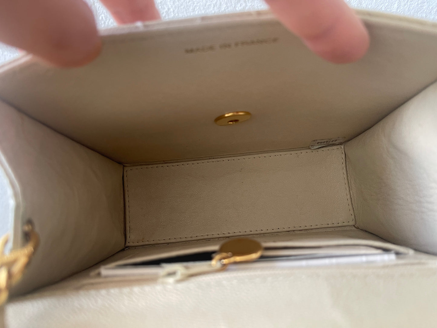 Chanel Vintage Caviar Beige Mini Square with 24K GHW