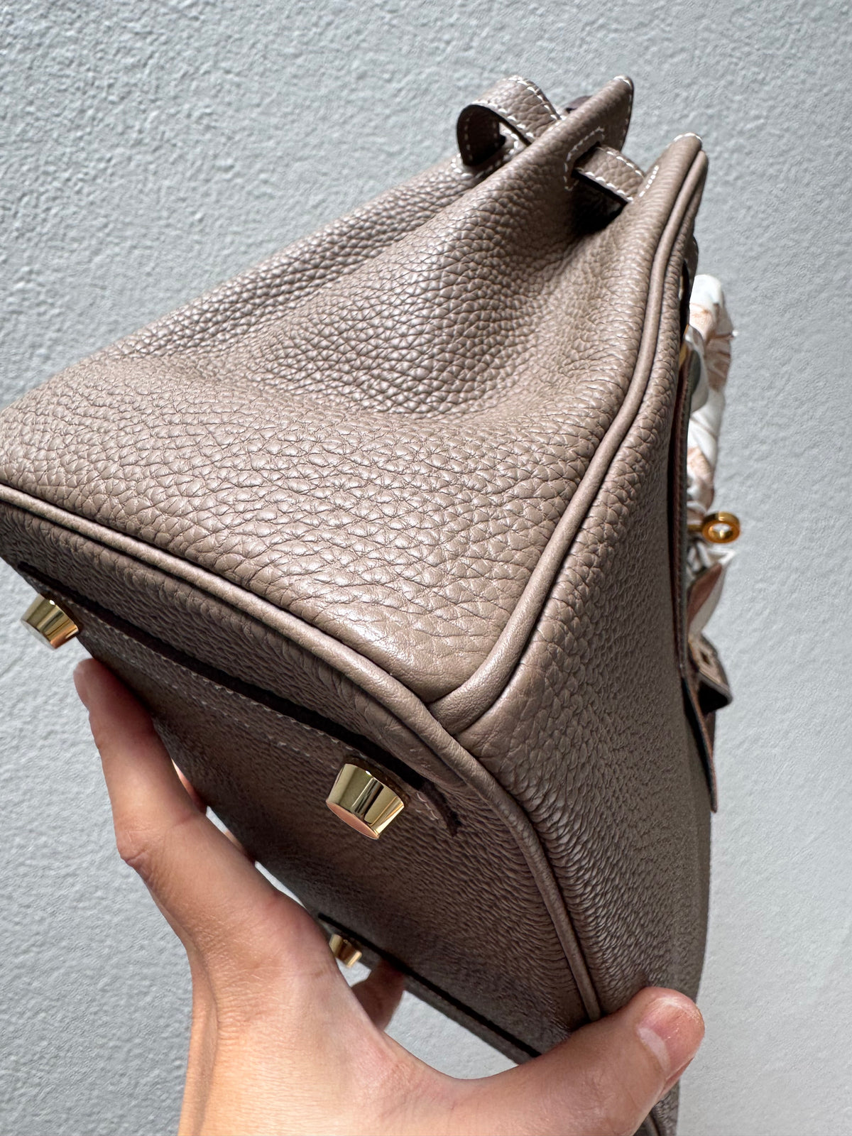 Hermes Birkin 25 Etoupe Togo in GHW 