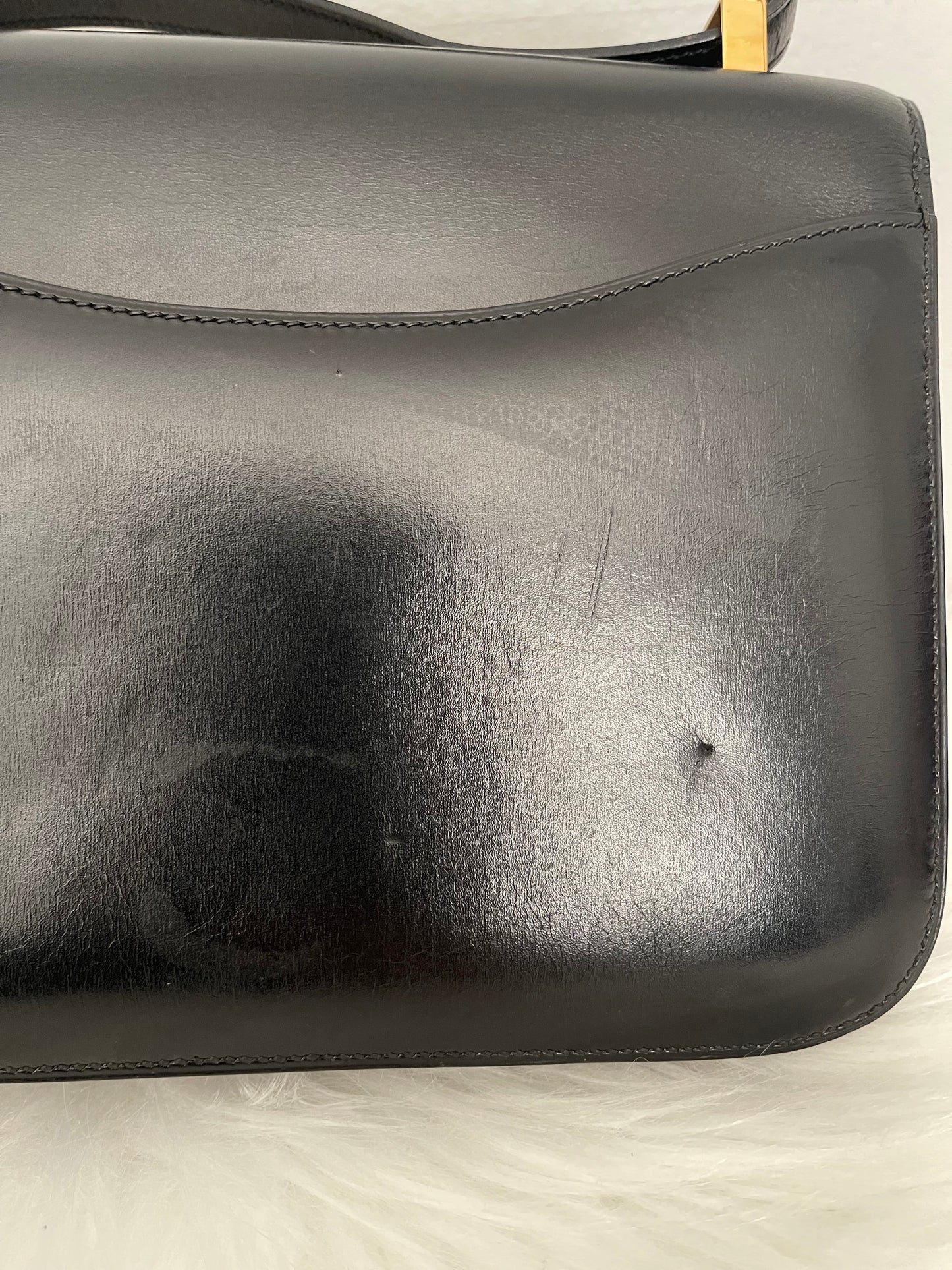 Vintage Hermes Constance 23 Black Box GHW
